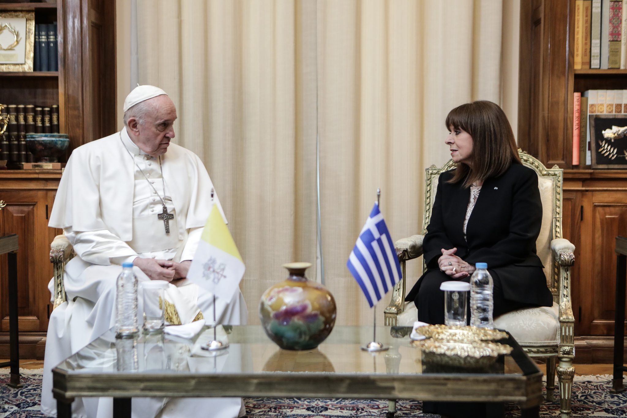 Aikaterini Laskaridis Foundation-Επίσκεψη Πάπα Φραγκίσκου στην Ελλάδα